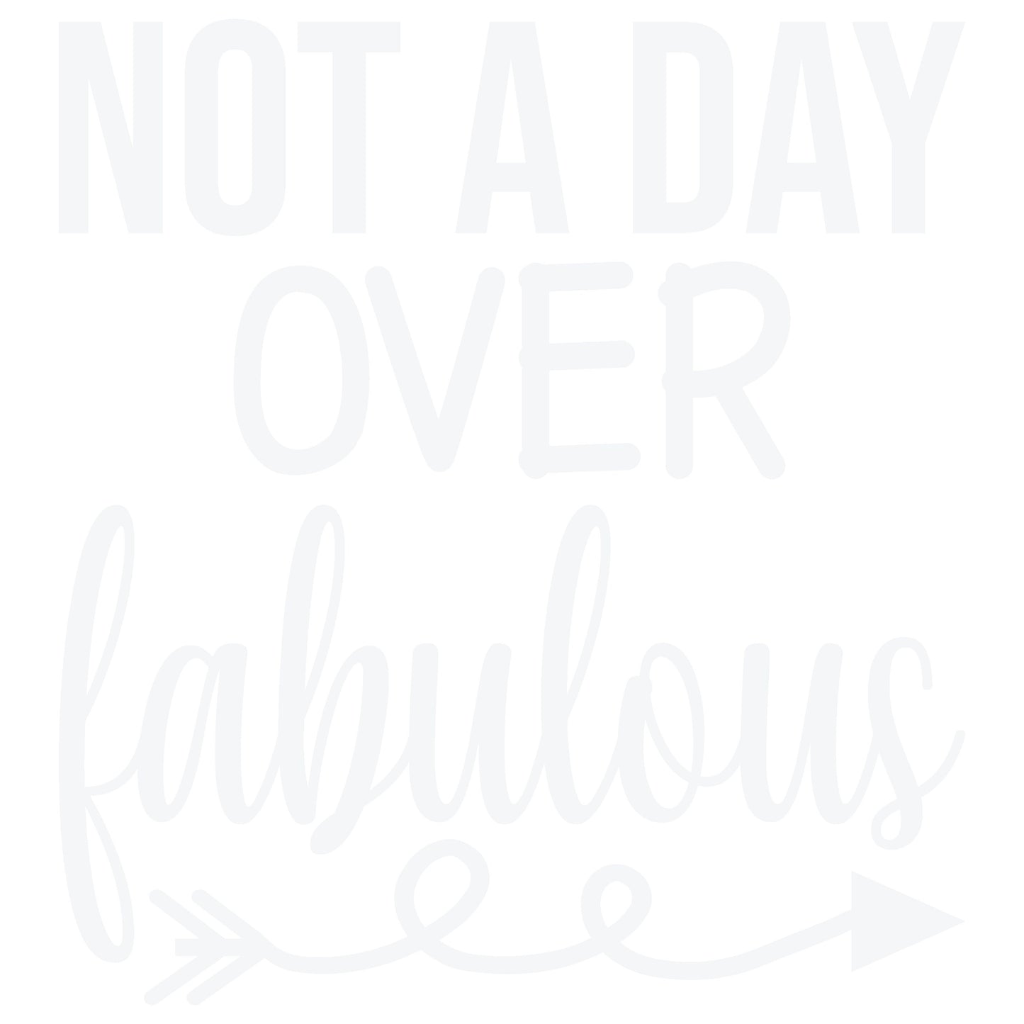 Not a Day Over Fabulous 20oz Skinny Tumbler