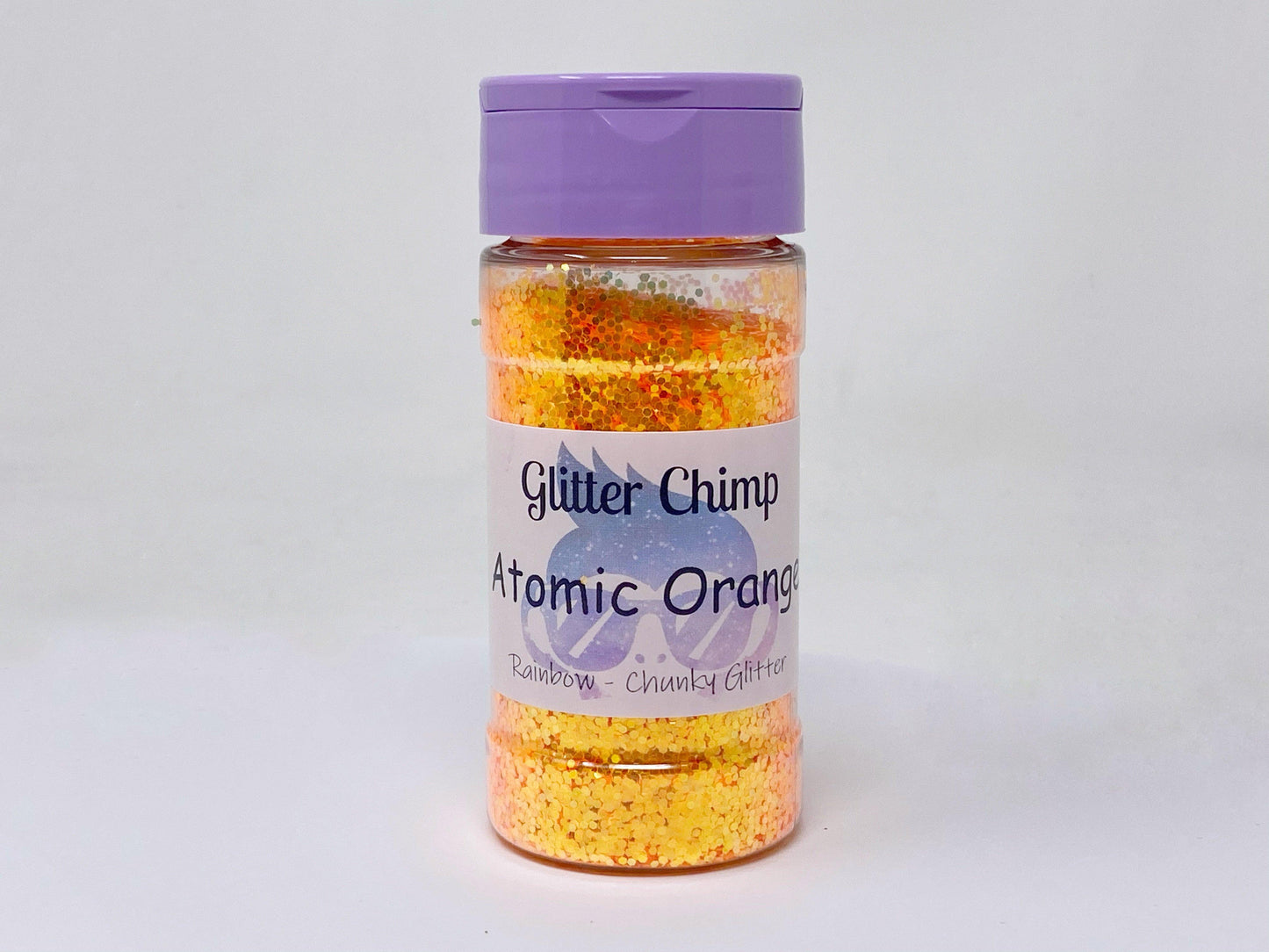 Atomic Orange - Chunky Rainbow Glitter