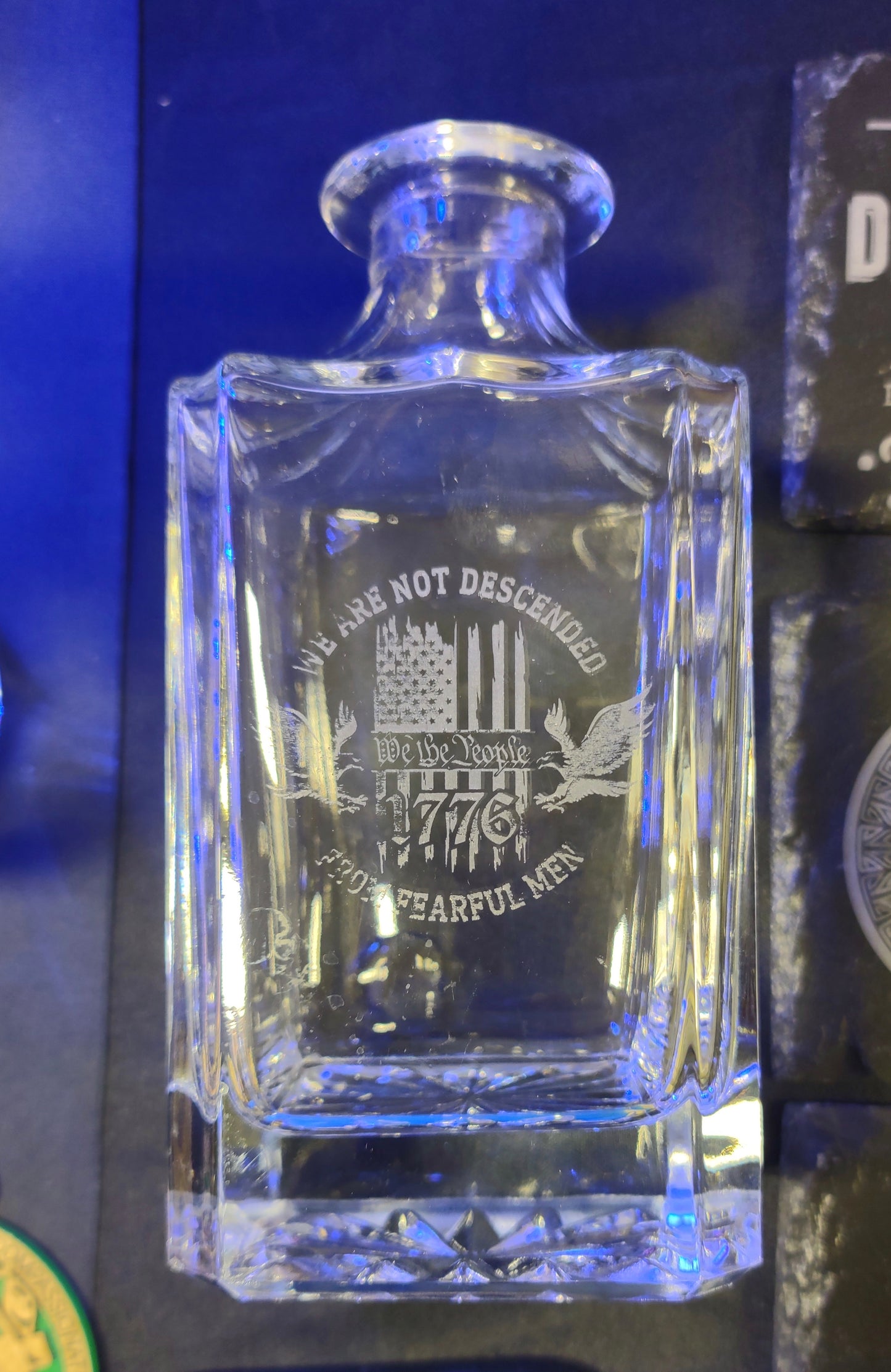 Decanter w/ 2 glasses