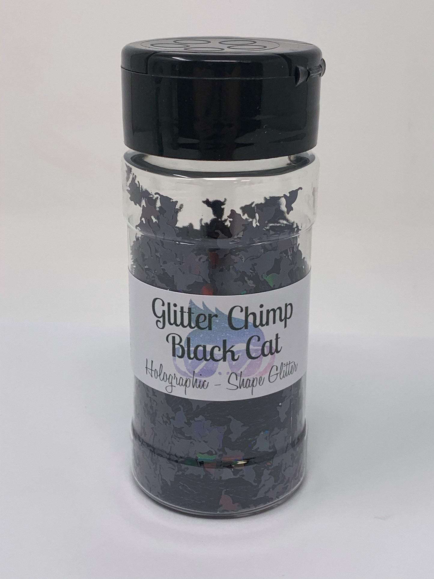 Black Cat - Holographic Shape Glitter - 1 oz