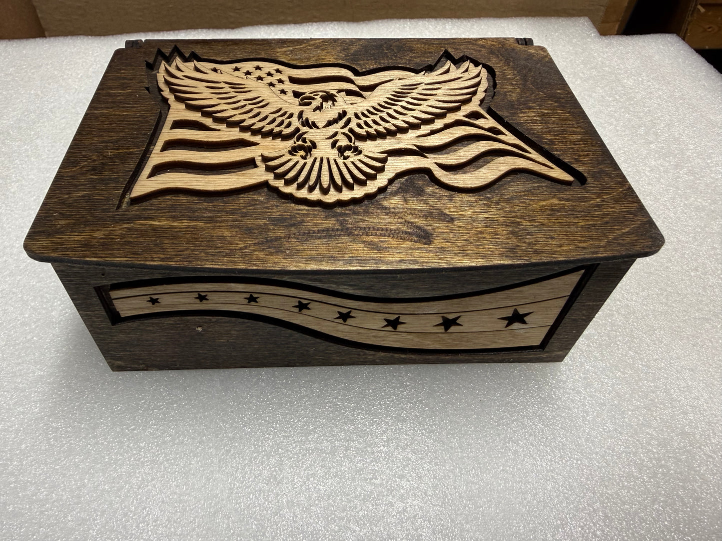 Patriotic Themed Short-hinged box