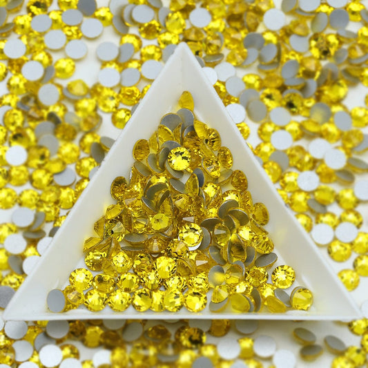 *Glass Rhinestones* - Citrine