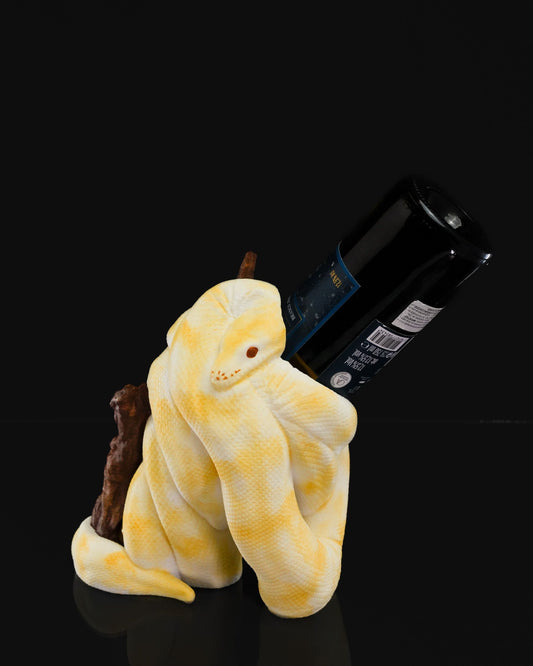 Ball Python Wine Bottle Holder - Solid Color Only