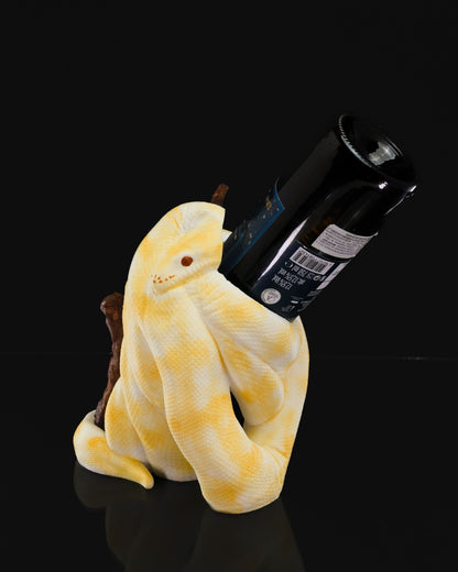 Ball Python Wine Bottle Holder - Solid Color Only