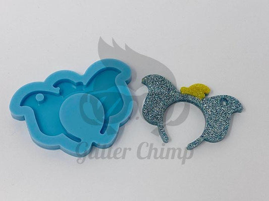 Elephant - Mouse Headband Silicone Mold - Keychain