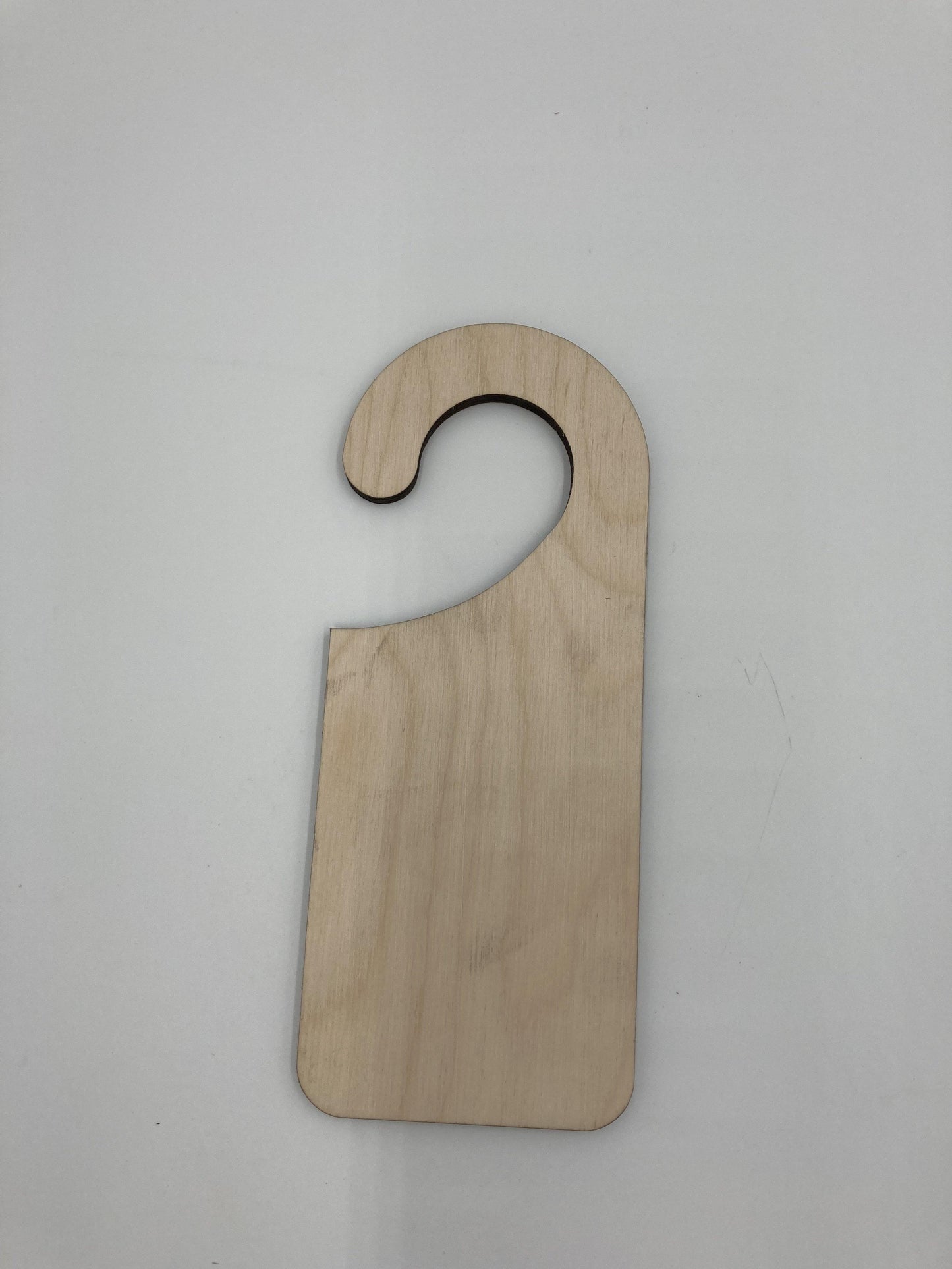 Door hanger sign blank