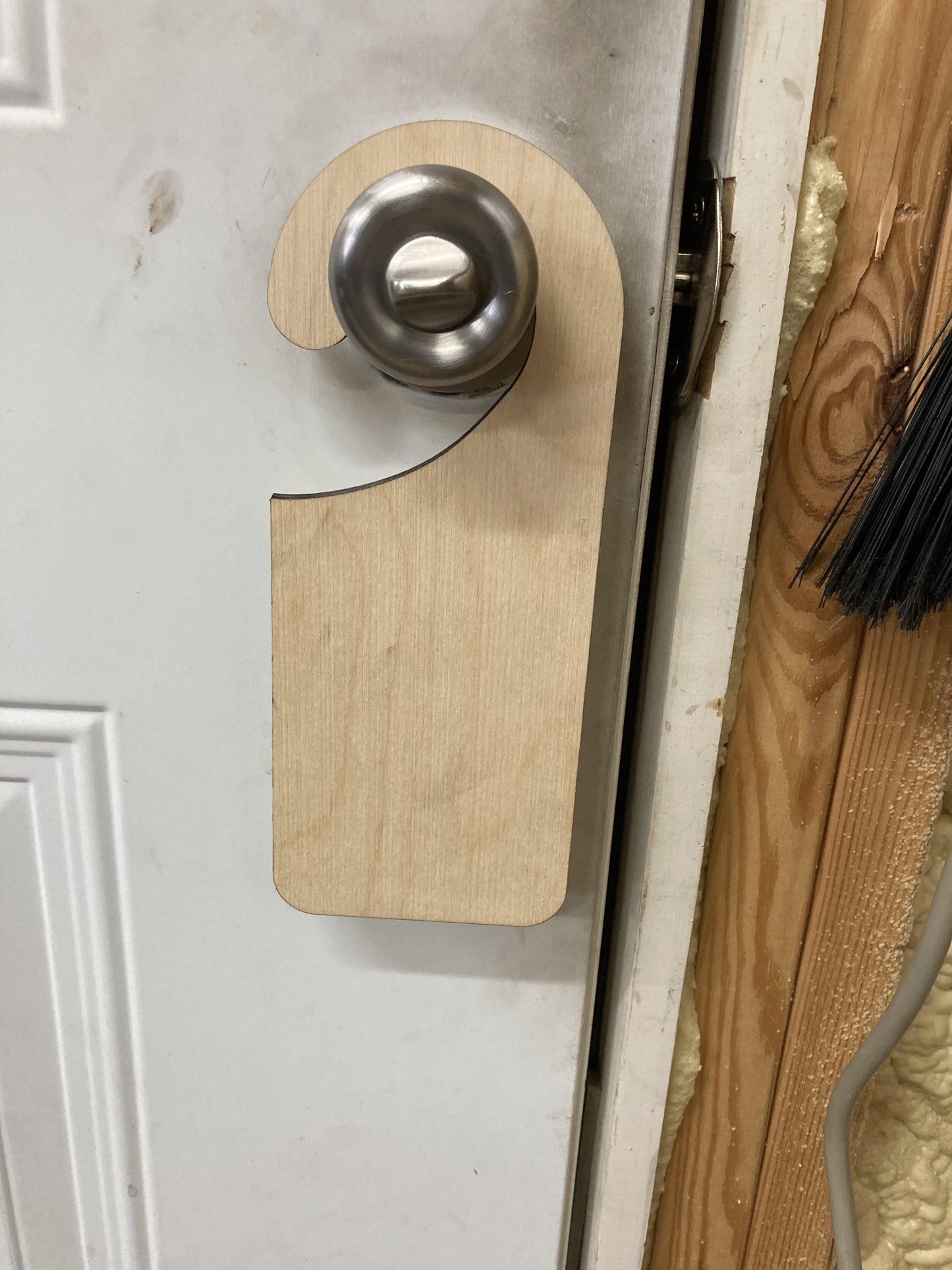 Door hanger sign blank