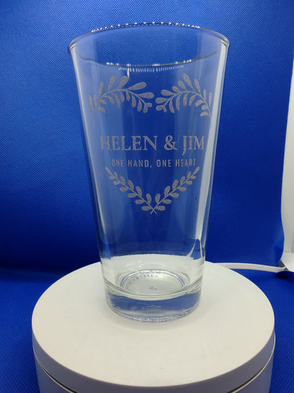 Tapered Glass - 16oz Heat Treated