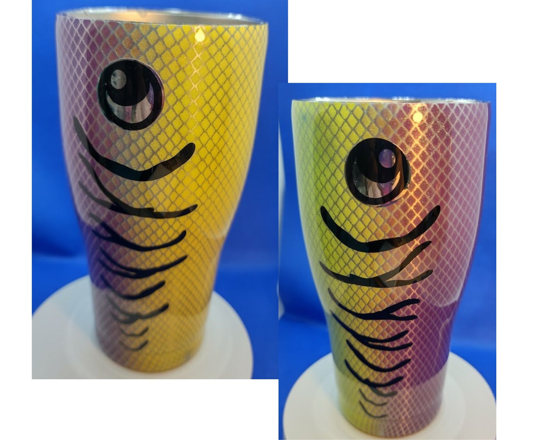 fish lure tumbler 30oz Stainless Fishing Lure Tumbler – Honor Dog Designs