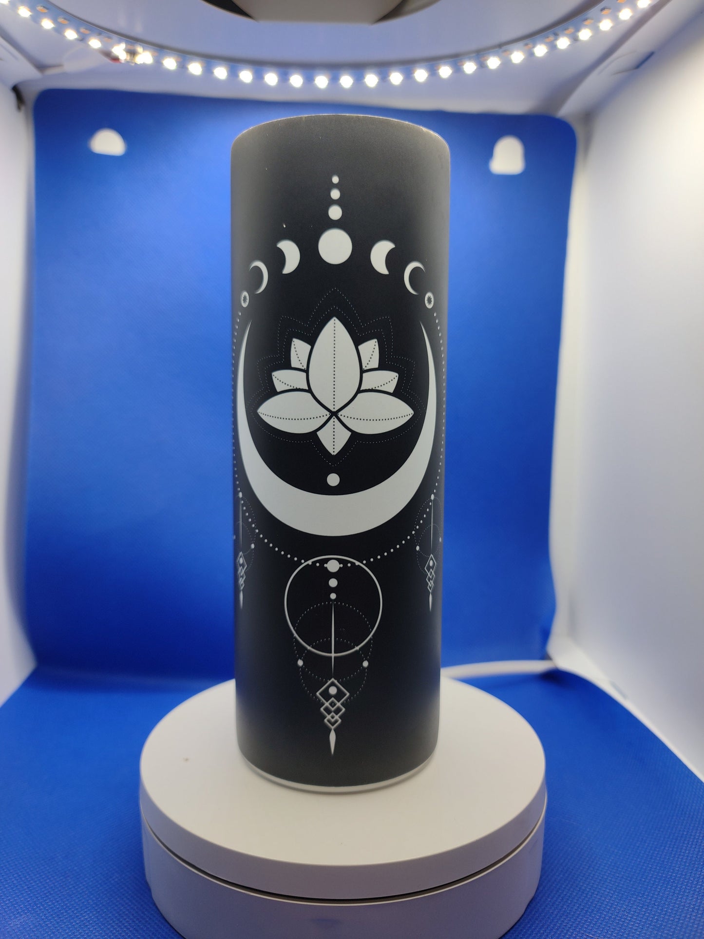 Sacred Geometry 20oz Skinny Tumbler - Glow in the Dark!