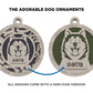 Custom Wood Dog Ornament