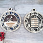2022 Year in Review Wood Ornament