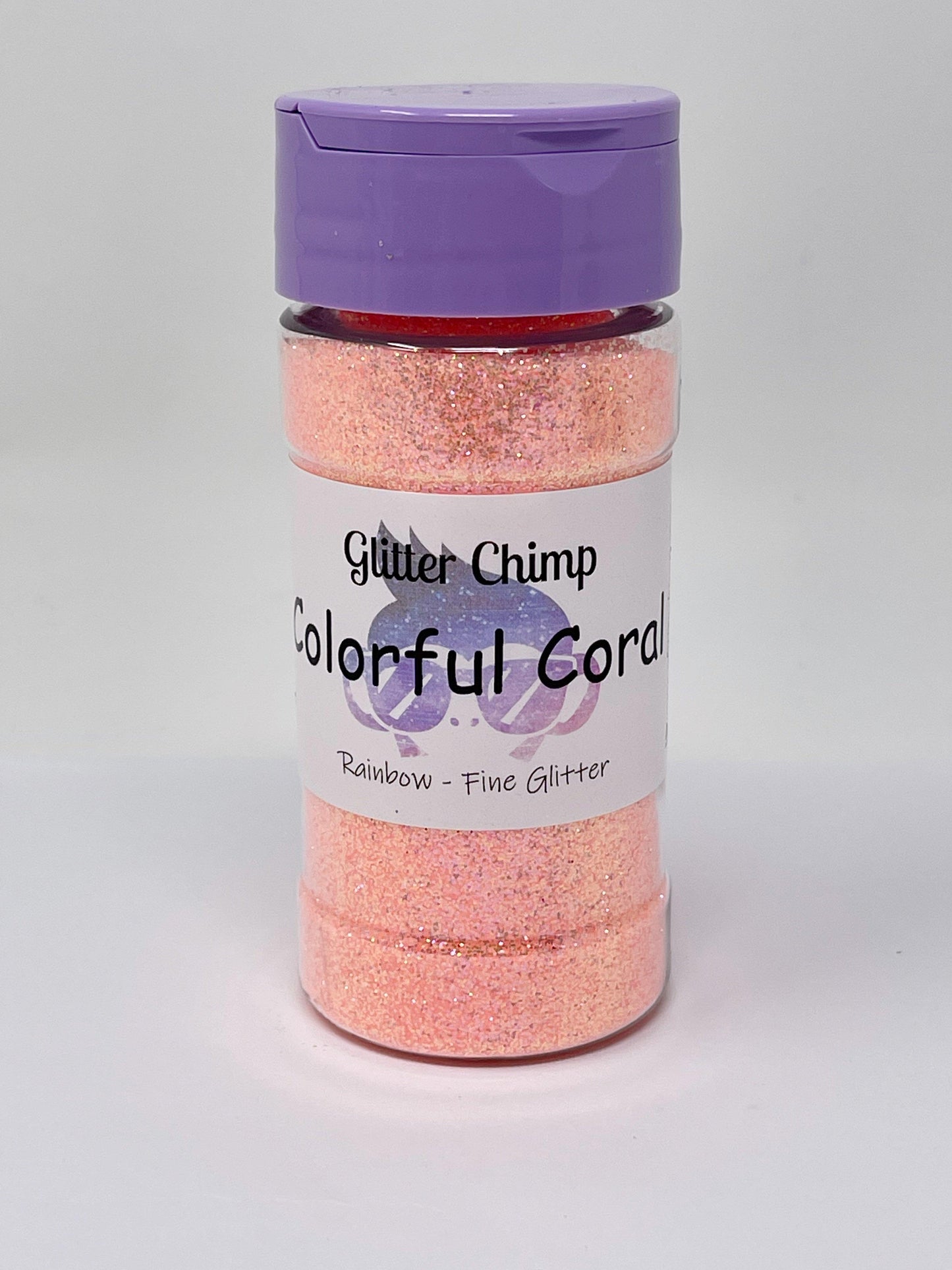 Colorful Coral - Fine Rainbow Glitter