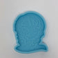 Anna Sugar Skull Silicone Mold - Badge Reel/Grippy Chimp Attachment