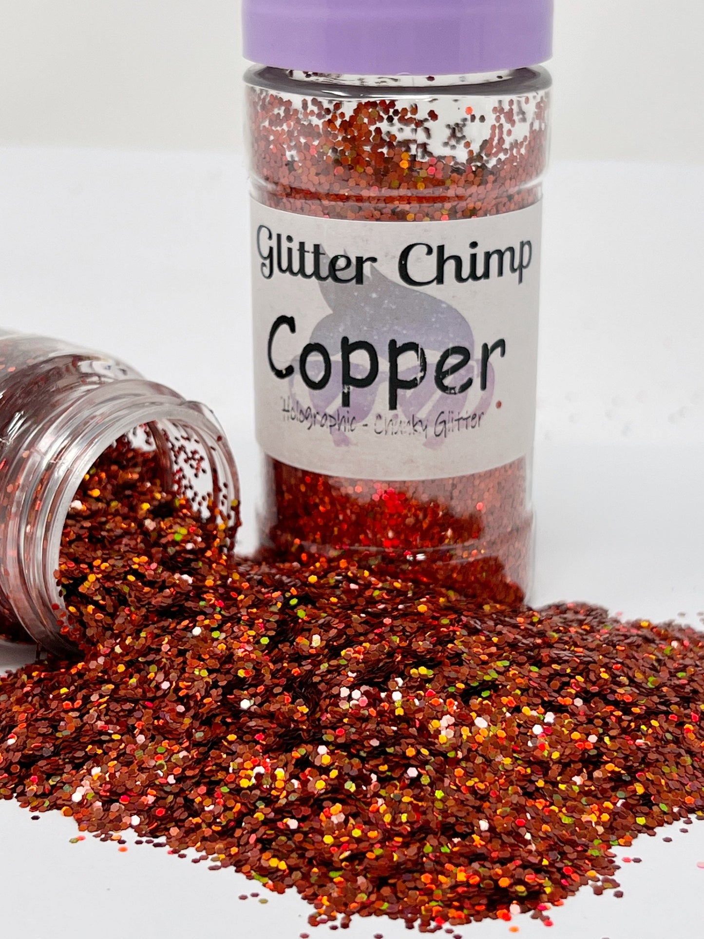 Copper - Chunky Holographic Glitter