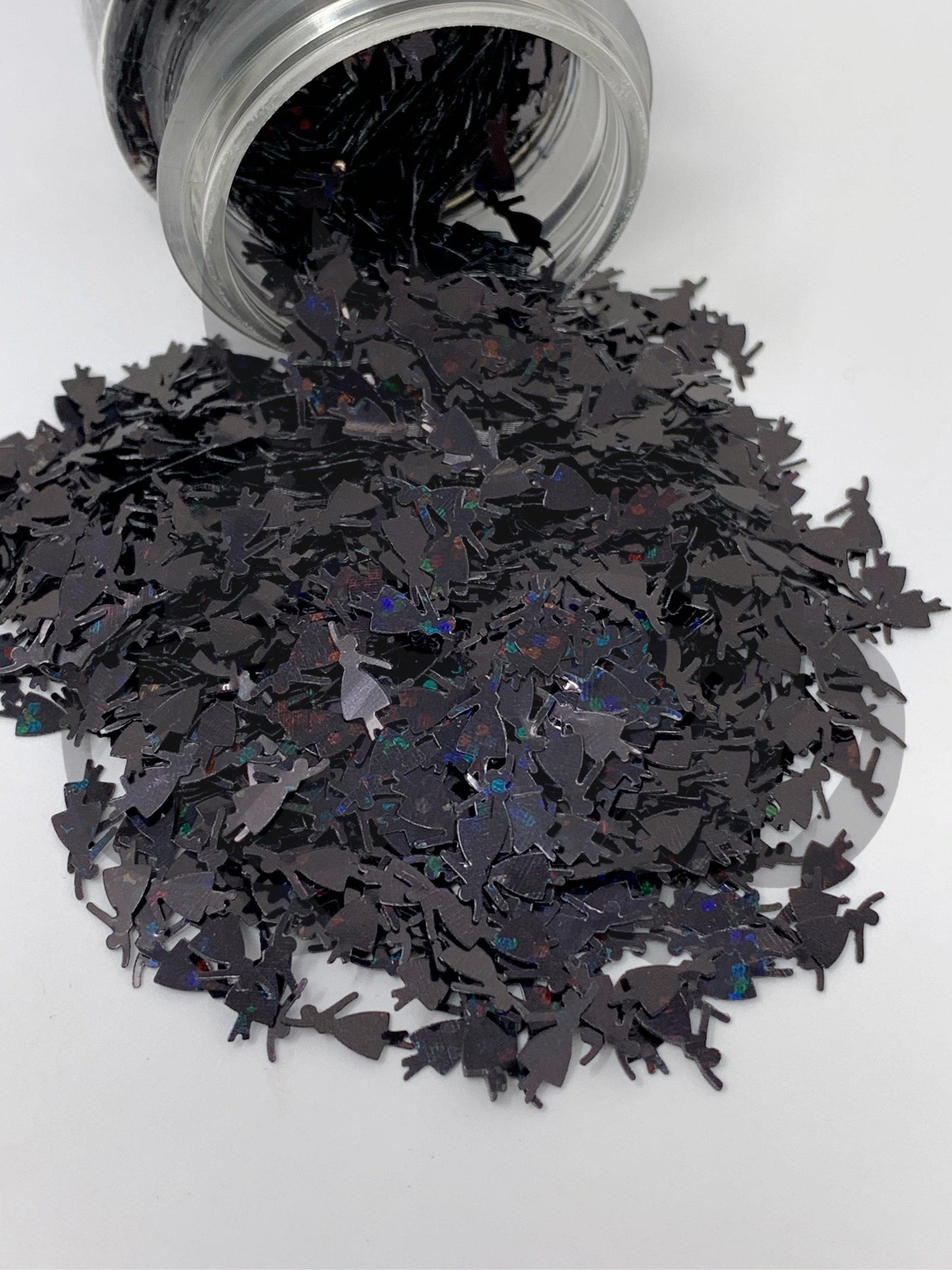 Black Swan - Holographic Shape Glitter -  1 oz