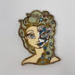 Elsa Sugar Skull Silicone Mold - Badge Reel/Grippy Chimp Attachment
