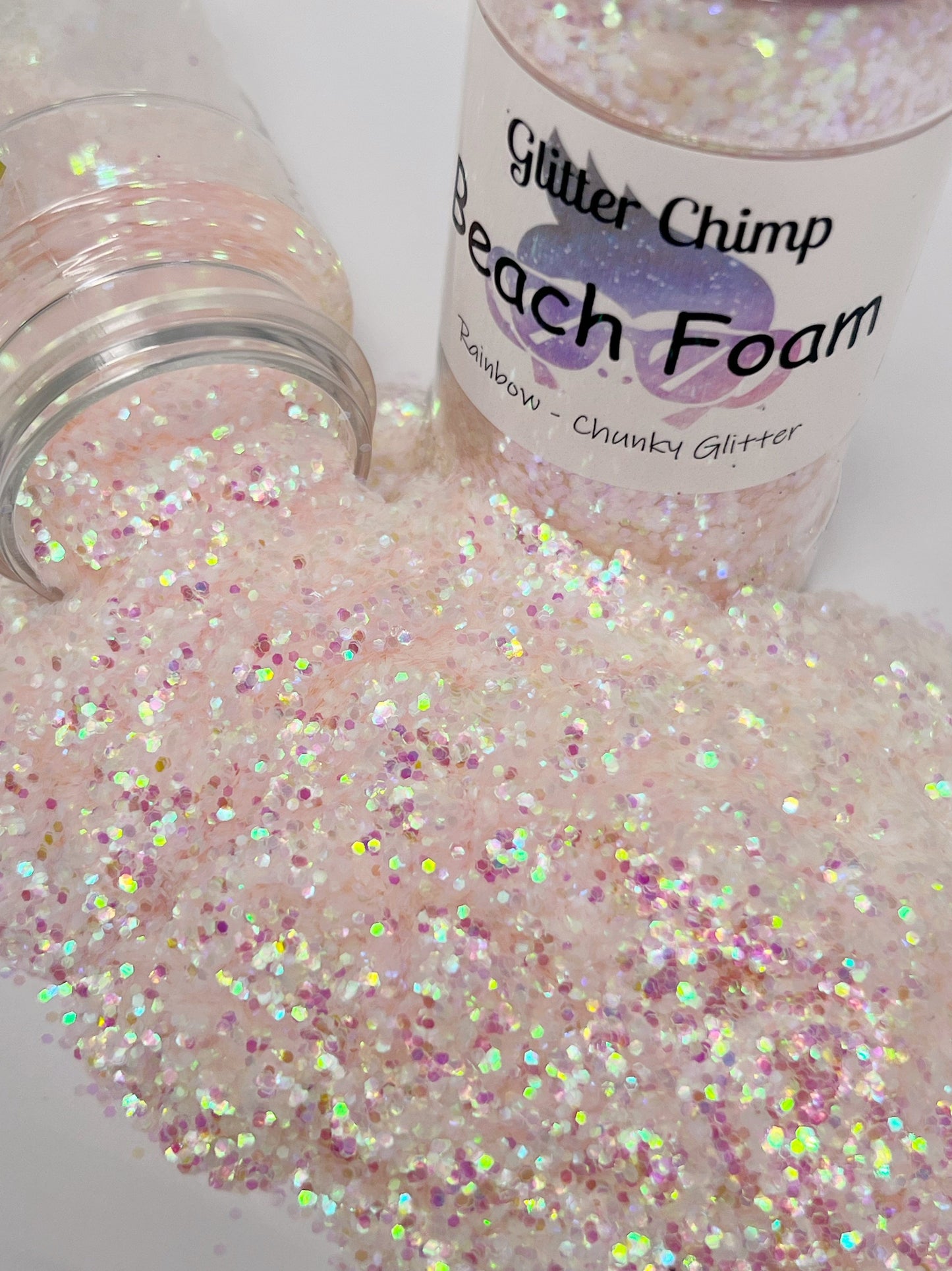 Beach Foam - Chunky Rainbow Glitter