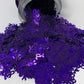 Awareness Ribbon Purple - Shape Glitter -  1 oz