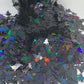 Black Cat - Holographic Shape Glitter -  1 oz