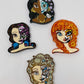 Anna Sugar Skull Silicone Mold - Badge Reel/Grippy Chimp Attachment